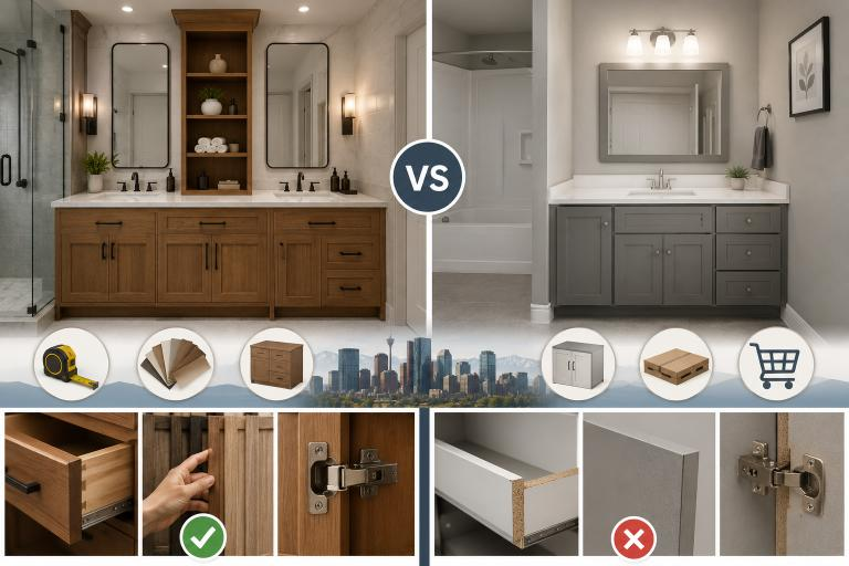 Custom vs. Stock Cabinets: Choosing the Right Cabinet Solutions in Calgary